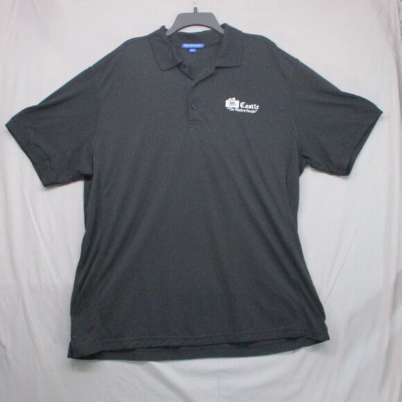 Port Authority Other - Port Authority White Castle Polo T-Shirt Black Men Size | 3XL